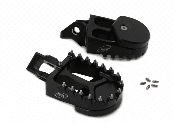 KTM 2017-2023 AS3 SUPERMOTO FOOT PEGS BLACK 125 150 250 350 450 SX SXF XC XC-F SMR 2016-2022 300 500 EXC XC-W XCF-W 